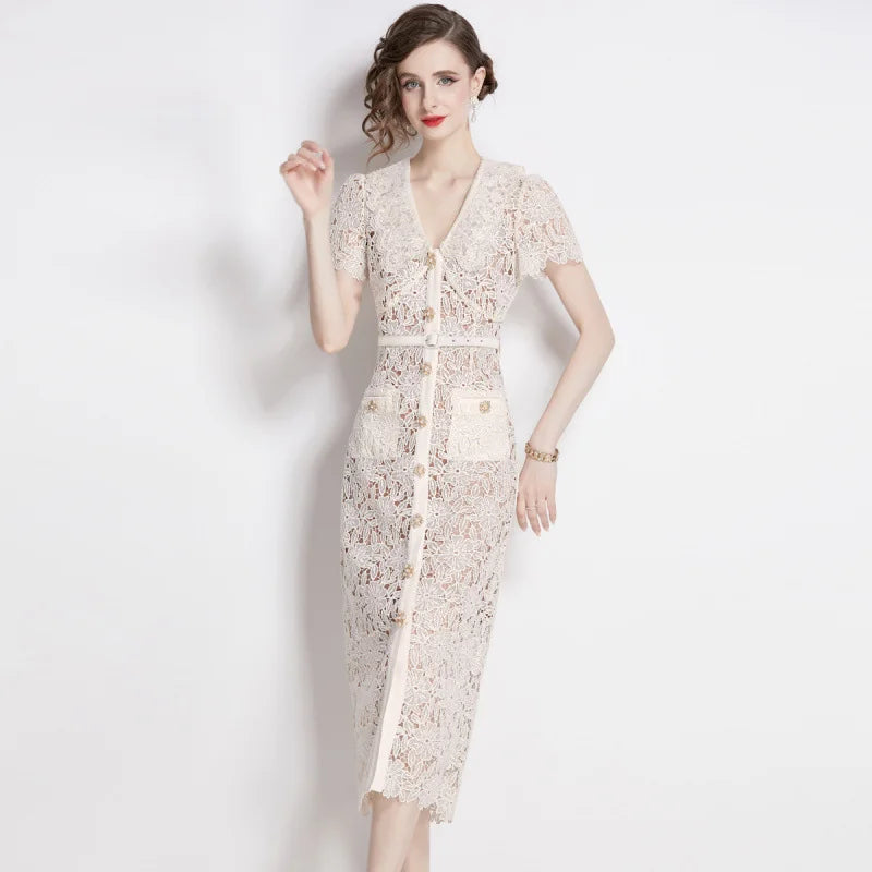 Selfportrait Lace bodycon Dress