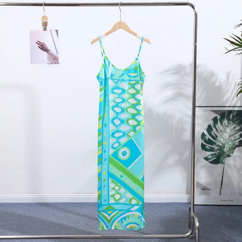 Pucci Green Long Dress