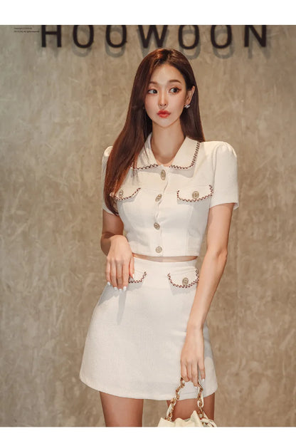 Elegant Posh Skirt set