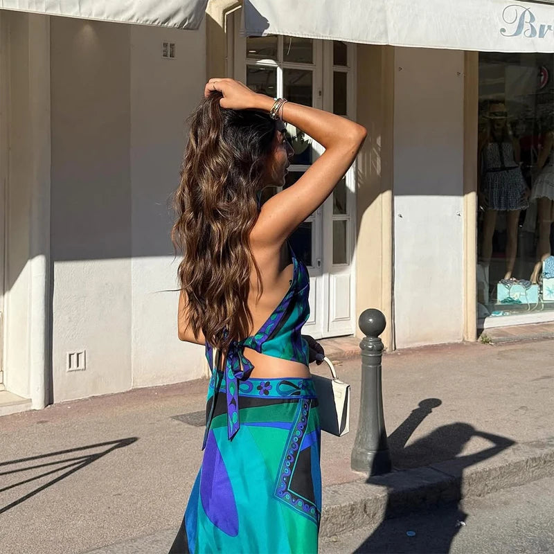 Celebrity Pucci Skirt Set