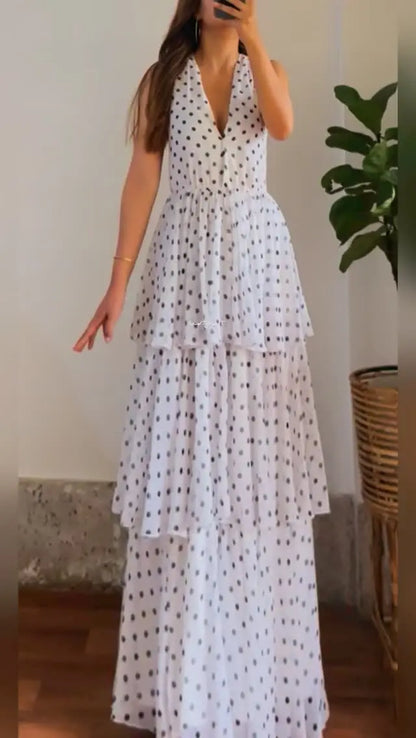 Polka dots Layered Ruffles