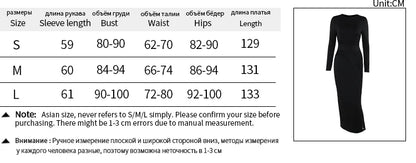 Elegant Directional Design  New Mesh Splicing Long Sleeve Tight Dresses