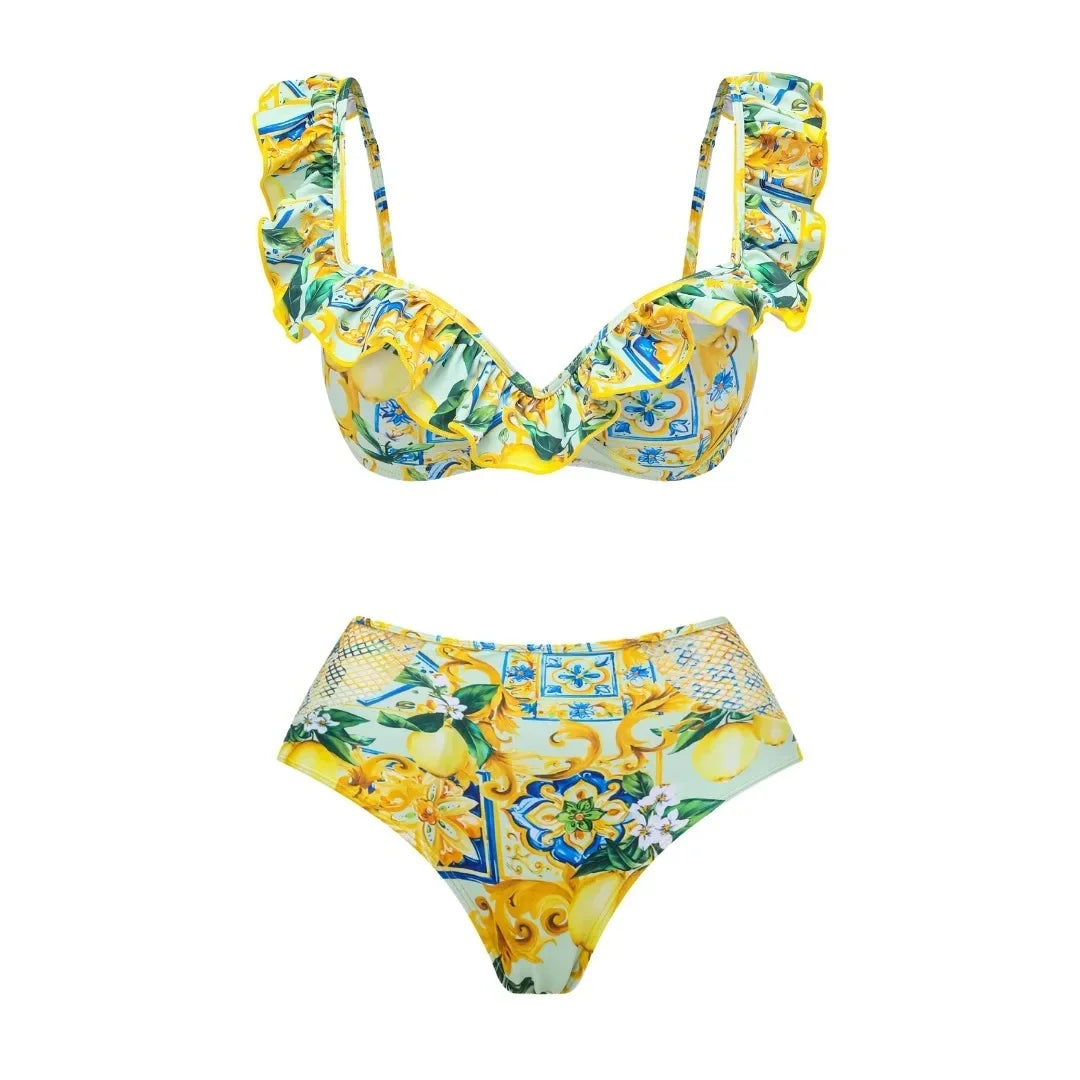 Hot Bikini Swimsuit Lemon Set