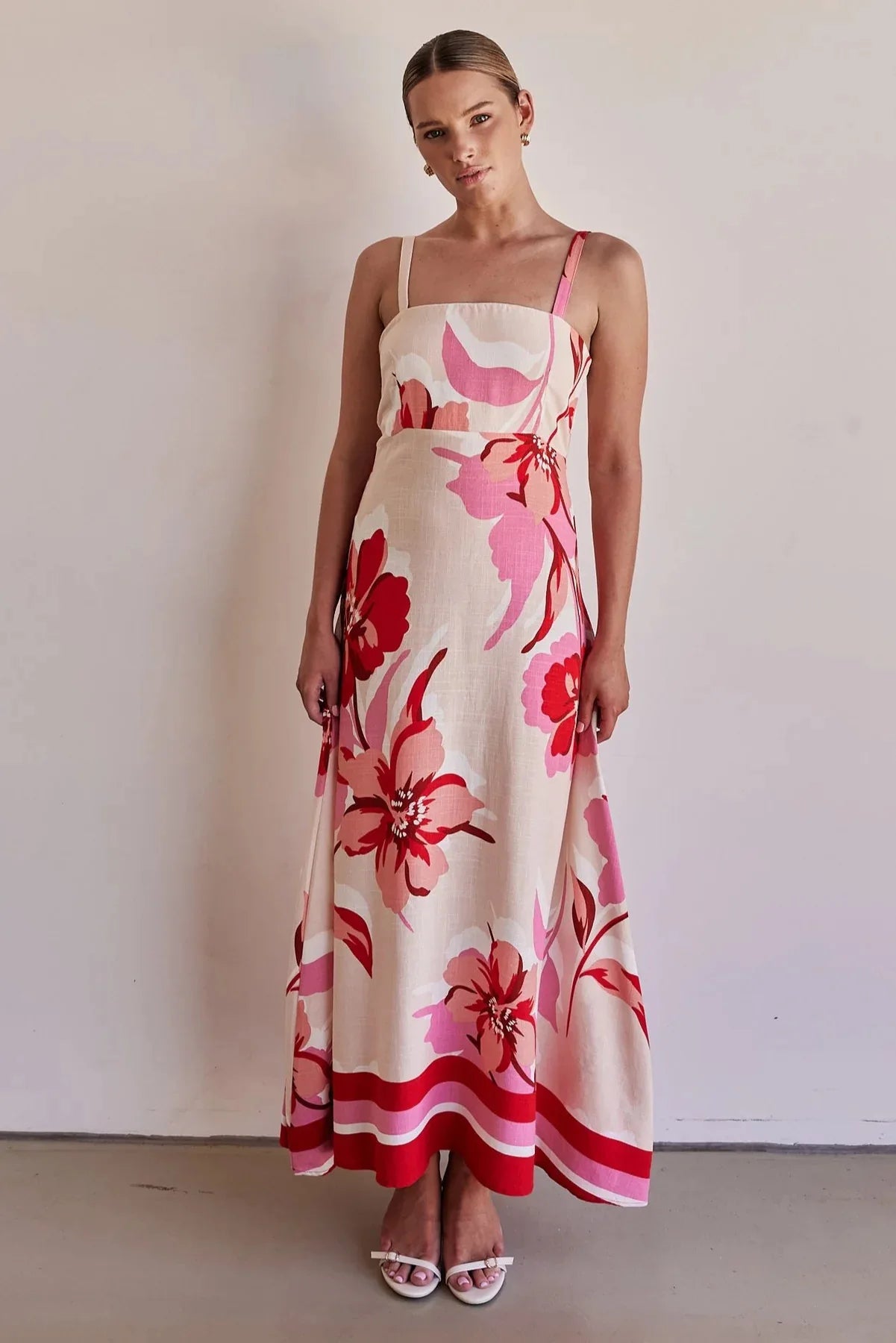 Elegant Flower Dress A-line