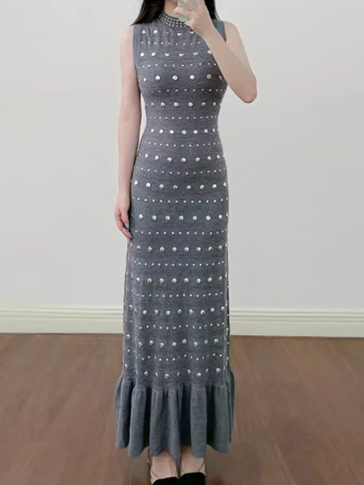 Classy Sandro Riveted Grey - Same day delivery - Shellss