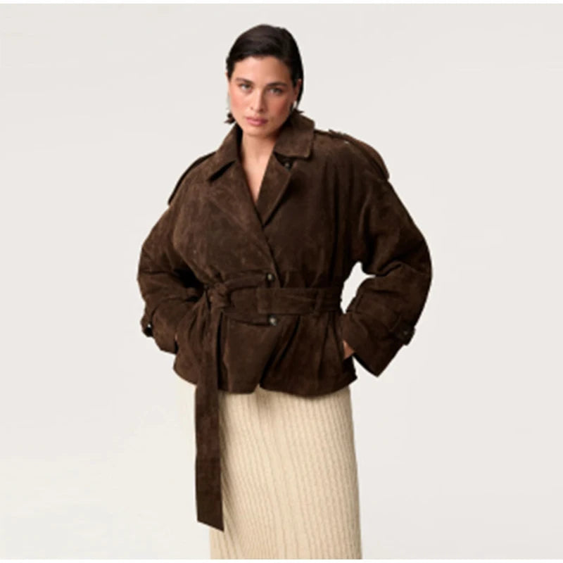 Trending Brown Suede Jacket