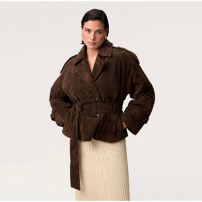 Trending Brown Suede Jacket