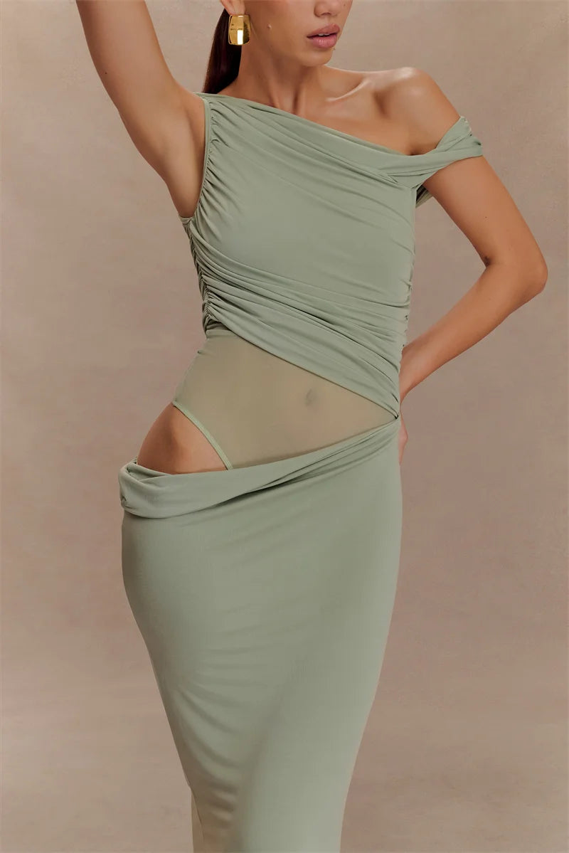 Backless Club Party Long Dress Elegant - Shellss