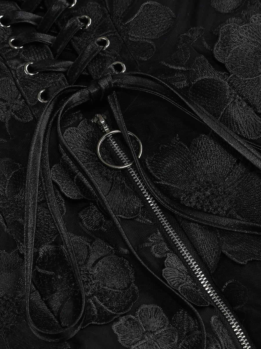 2025 Luxury Embroidered Flower Mini