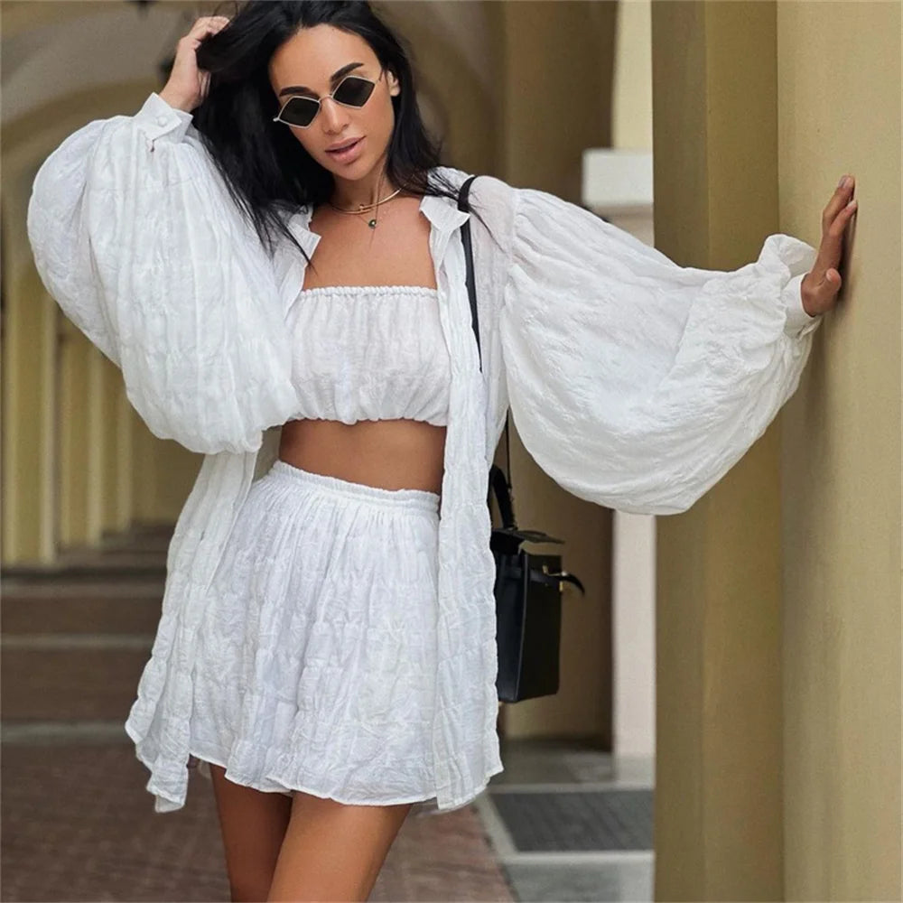 3 Piece light shorts set