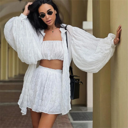 3 Piece light shorts set