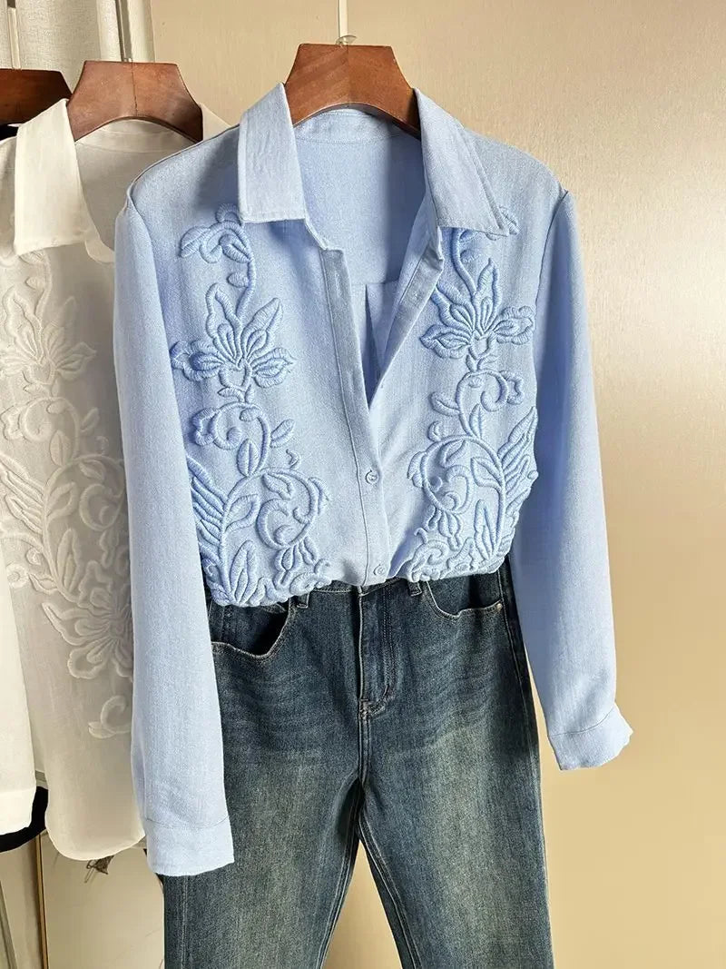 Luxury Embroidered Royals Shirt