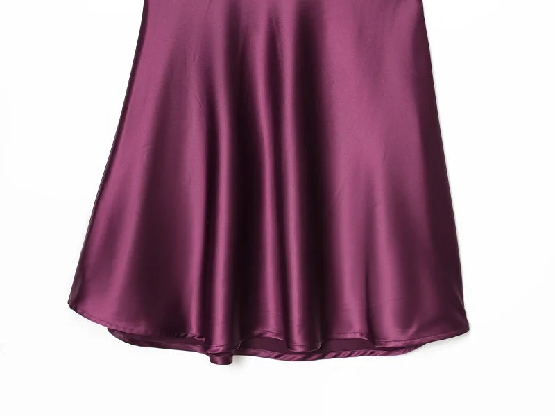 Satin Halter Mini Zara Vibes