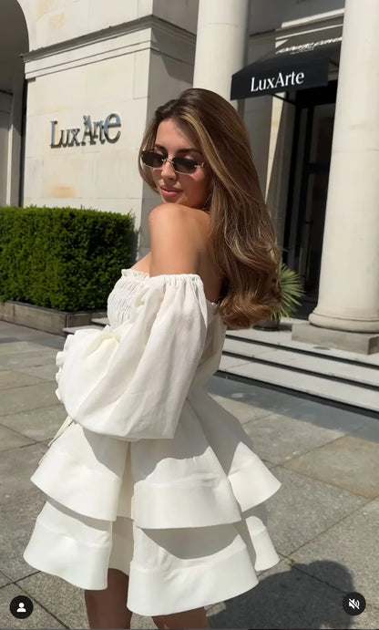 Off-Shoulder Sweetheart Tube Top Dress