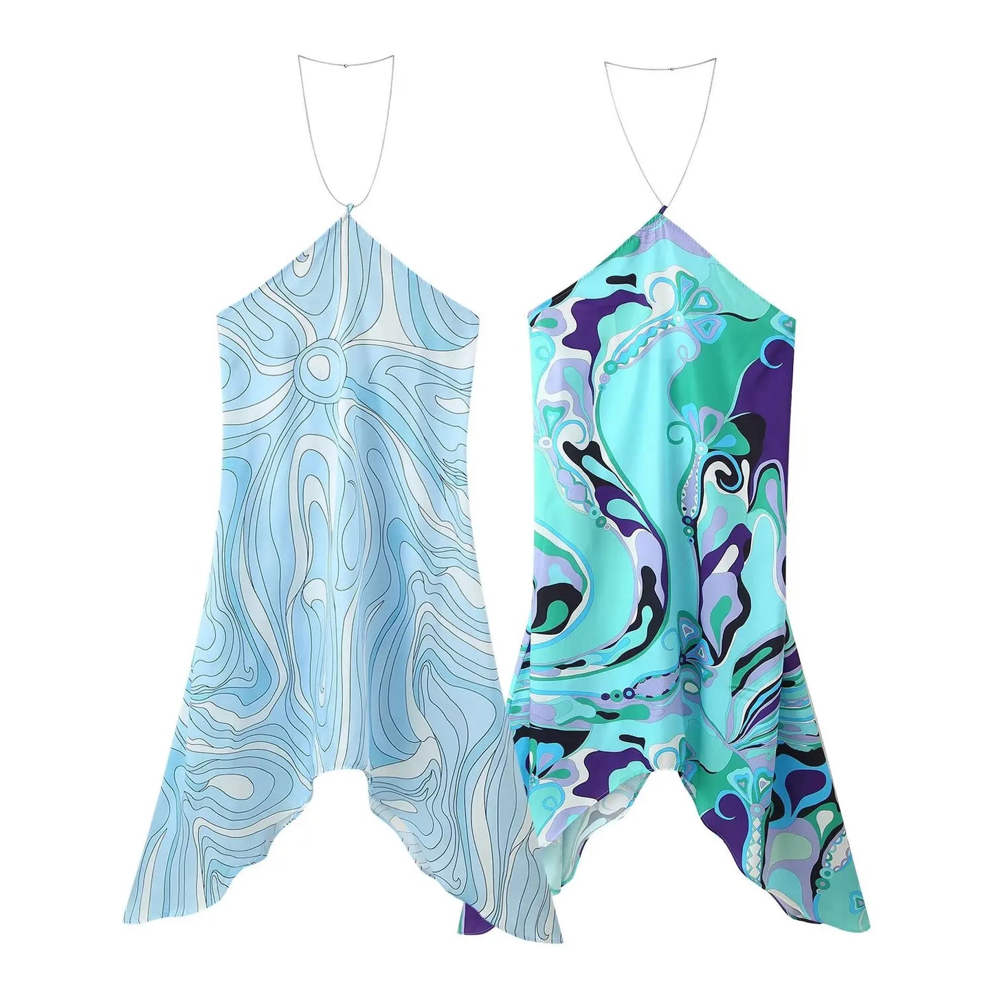 Pucci Halter Long Loose Dress