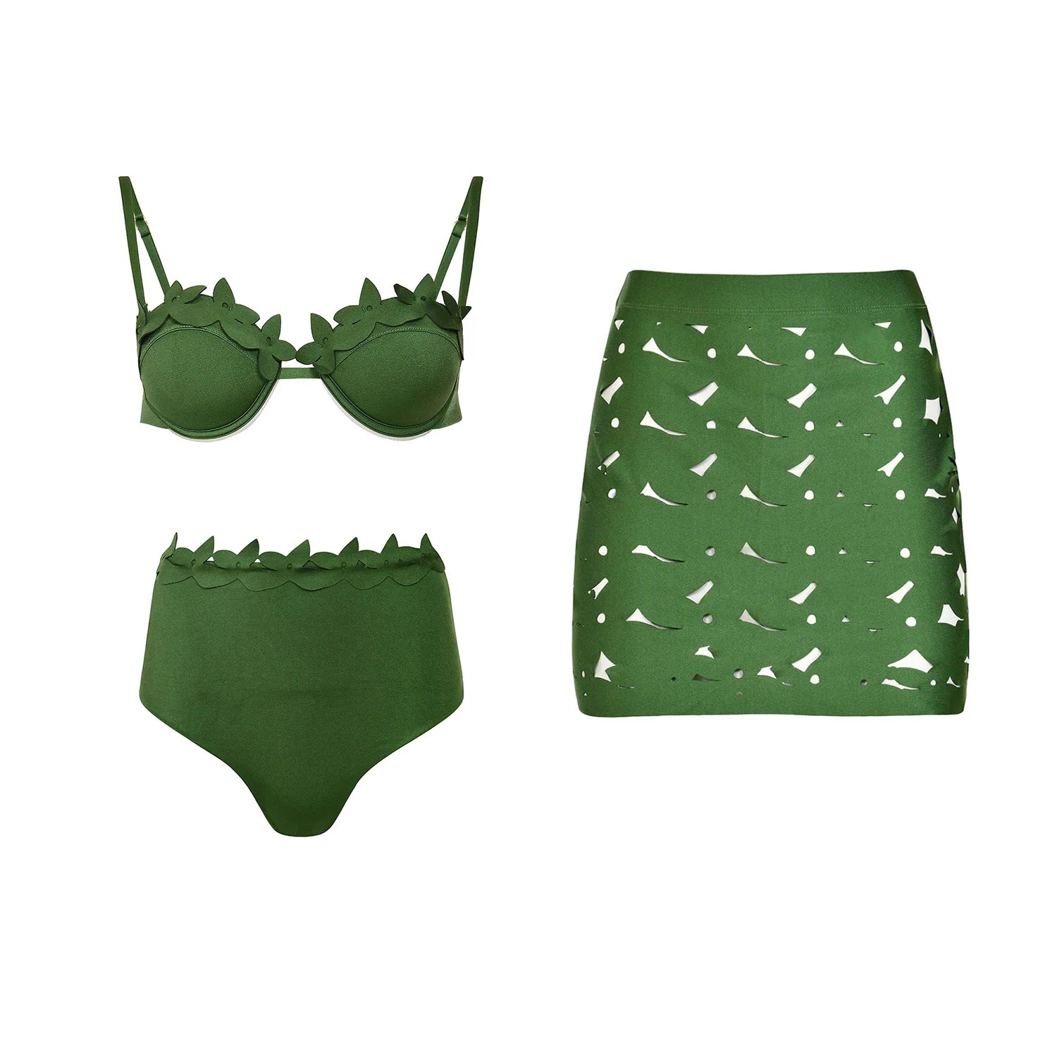 1 Set Lace 3Pcs Bikni