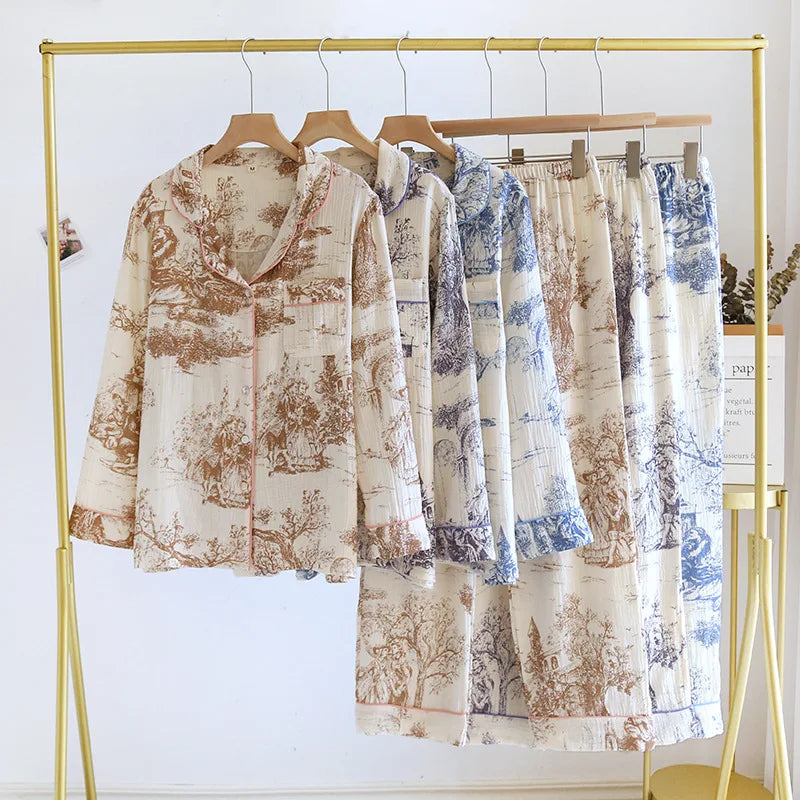 Dior print vibes 2 Piece Loose Breathable