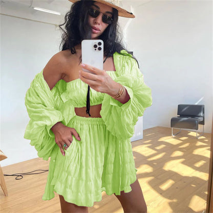 3 Piece light shorts set