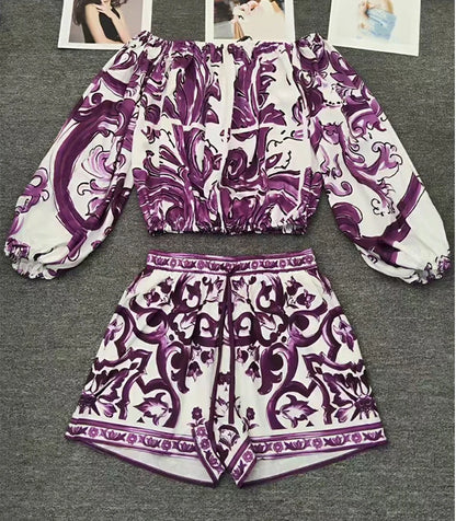 Purple Dolce Shorts & Set