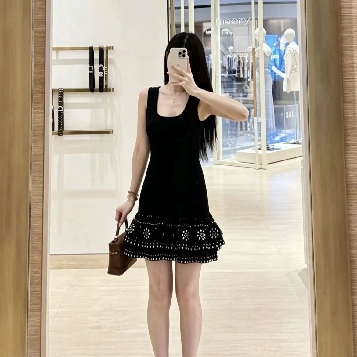 Sandro Maje Mini Dress with frill