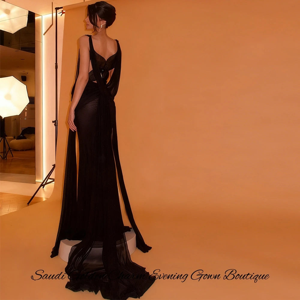 Customized Sexy Deep V-Neck Evening Dress Elegant Mermaid Sleeveless Celebrity Gowns High Quality Lace Homecoming Dresses