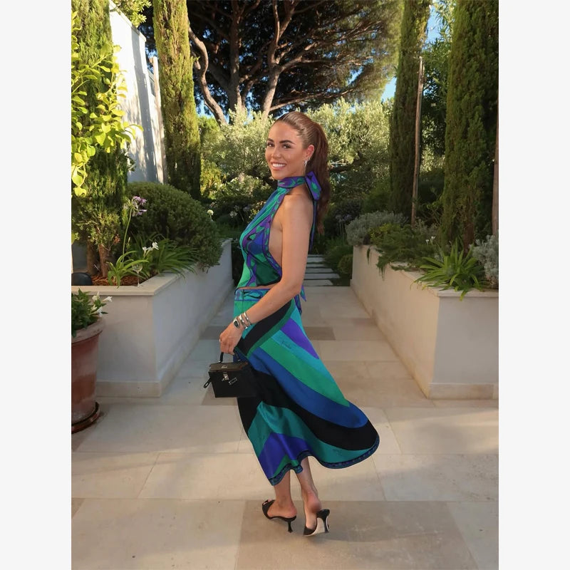 Celebrity Pucci Skirt Set