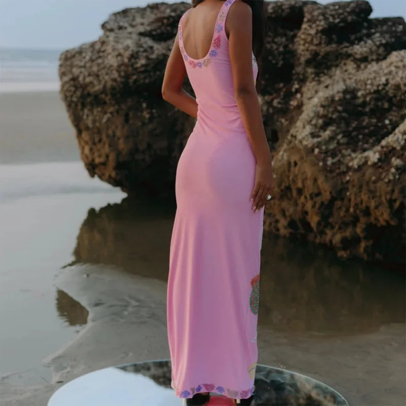 Oceanus Long Dress