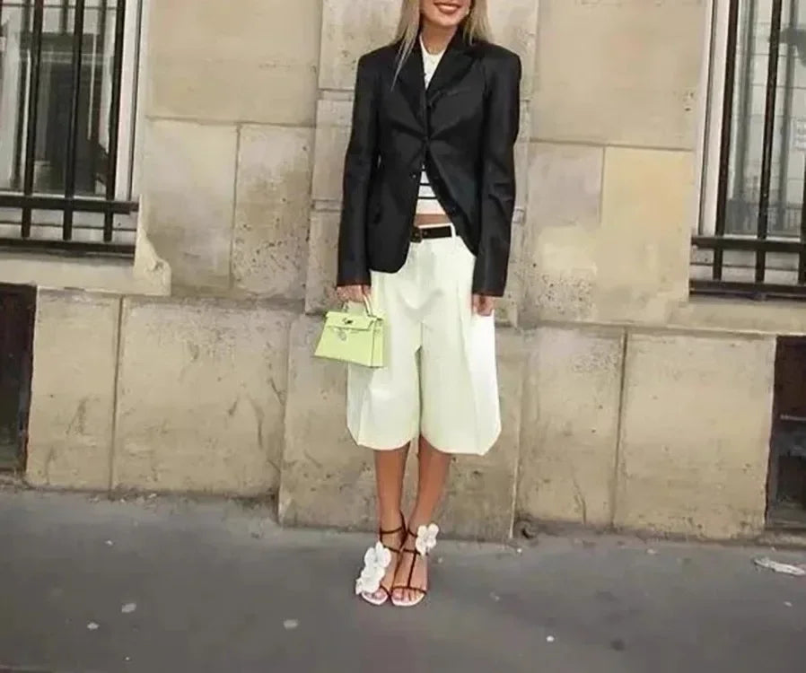 Designer flower heels