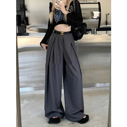 High Waist Loose Wide Leg Pants