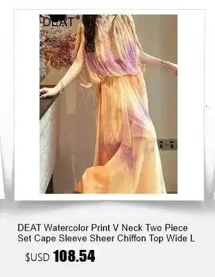 DEAT Women Halter Bow Tweed Mini Dress Color Block Neck Trim Loose Straight Cut Sleeveless Elegant Cocktail Birthday Daily
