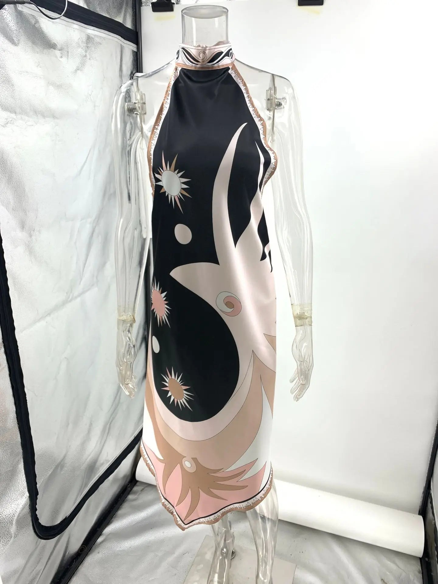 Pucci Silk Elegant Backless