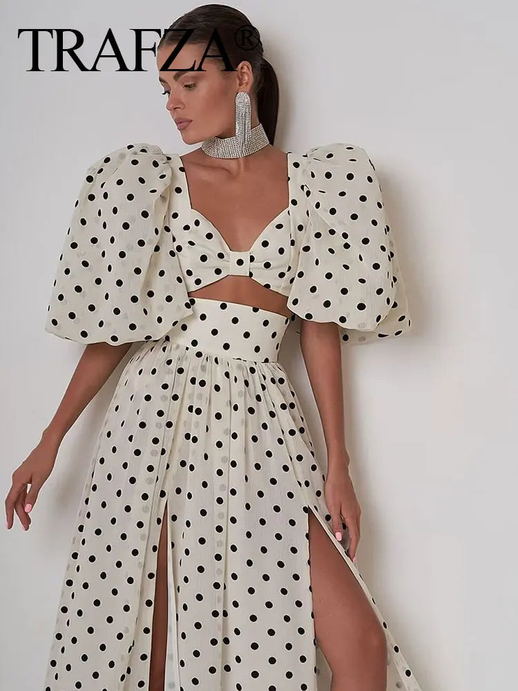 2 piece Polka Dots Set