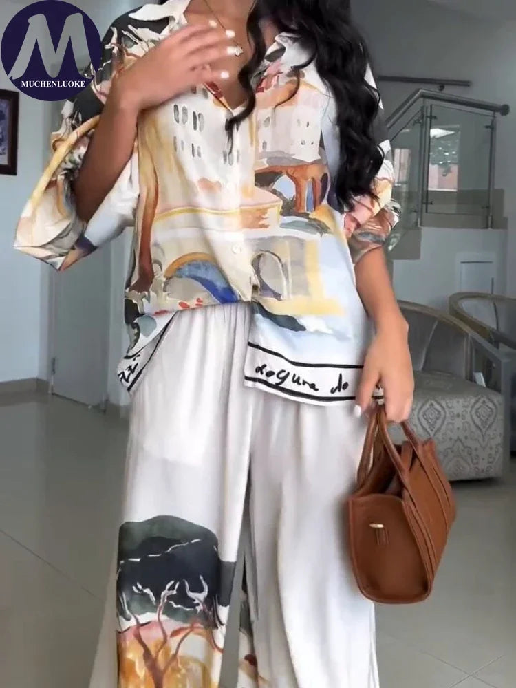 2 Pieces Set  Elegant Casual Set