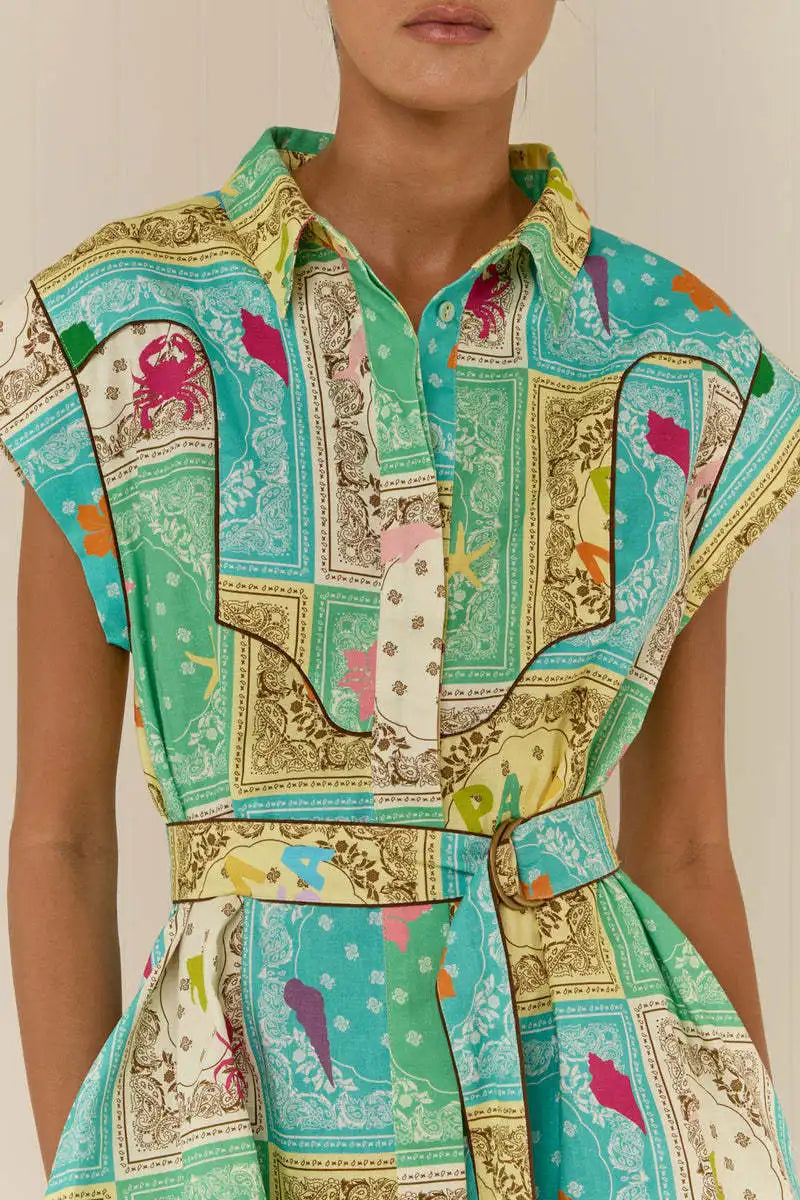 Green Boho Classy Alemais Sundress