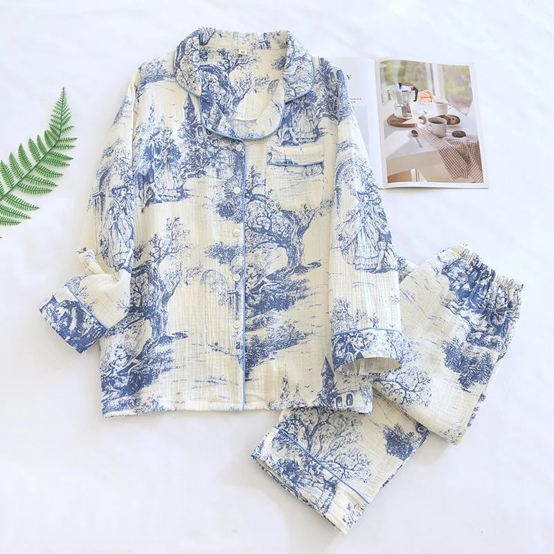 Dior print vibes 2 Piece Loose Breathable