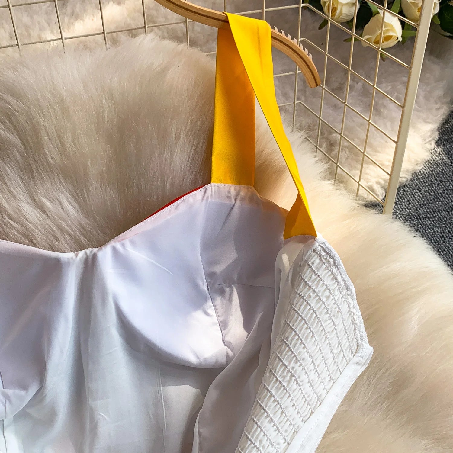 Retro Print Strapless Tube Dress Women's Summer Slimming A-Line Long Dress Court Style with Chest Pad Comfortable Breathable