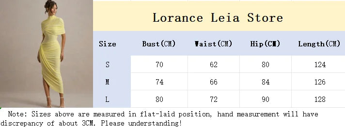 Irregular Shawl Blue Maxi Dress Women's Fashion Turtleneck Slim Fit Pleated Vestidos 2025 New Lady Evening Party Robes Summer - Shellss