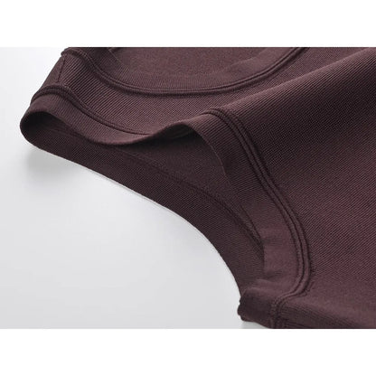 Brown Knitted Sandro Vibes
