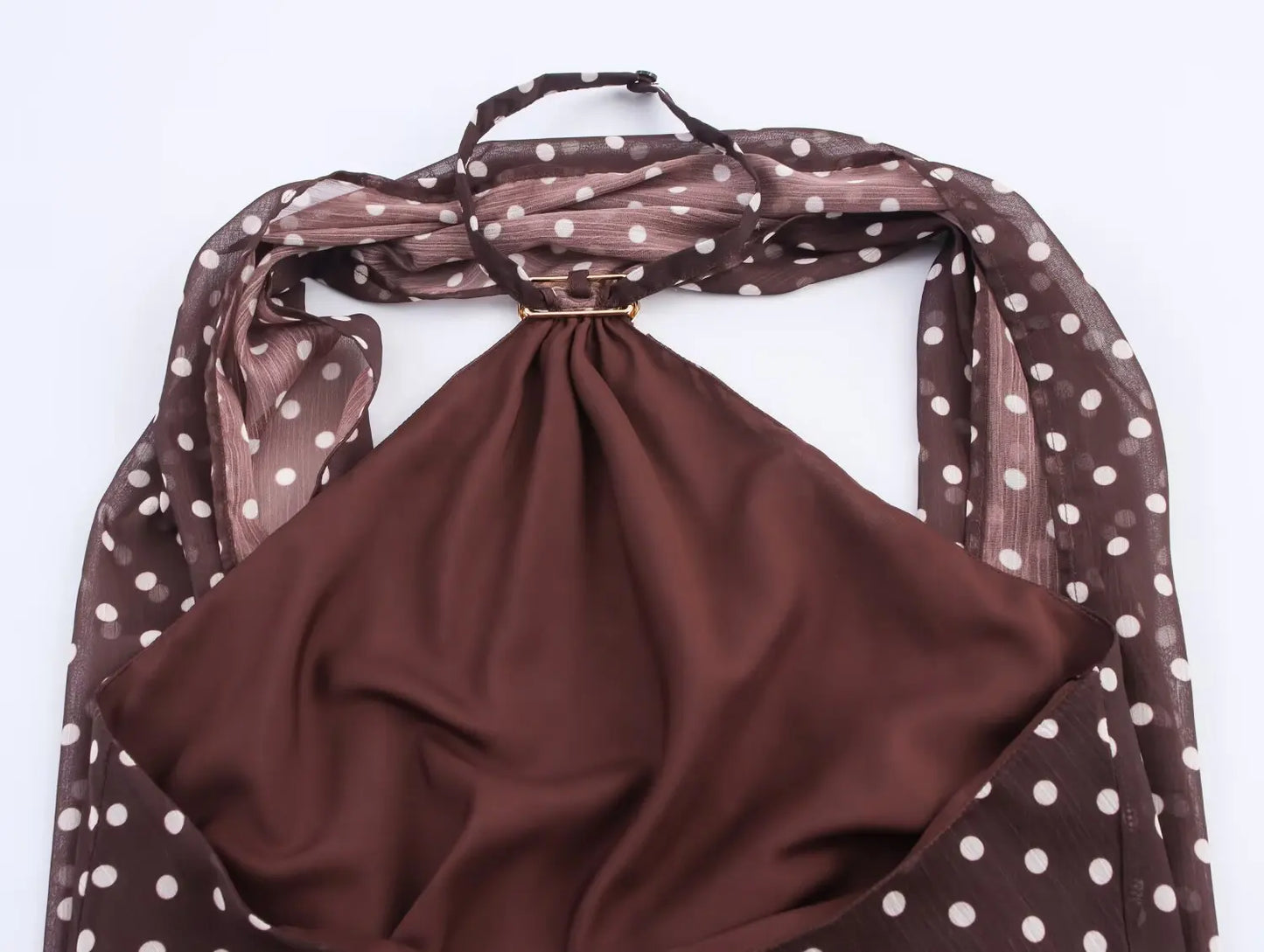 Backless Neck Halter Elegant Slim Party Top