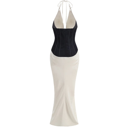 1 Celebrity style Contrast Dress
