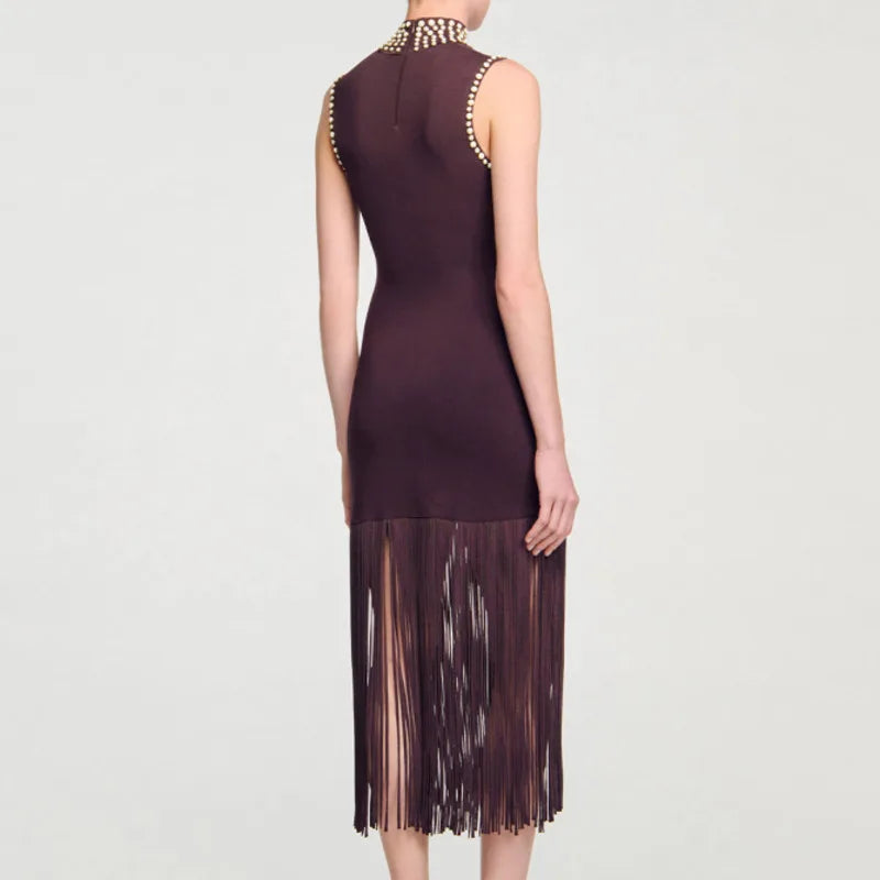 Sandro Pearl Tassel Fringe - Shellss