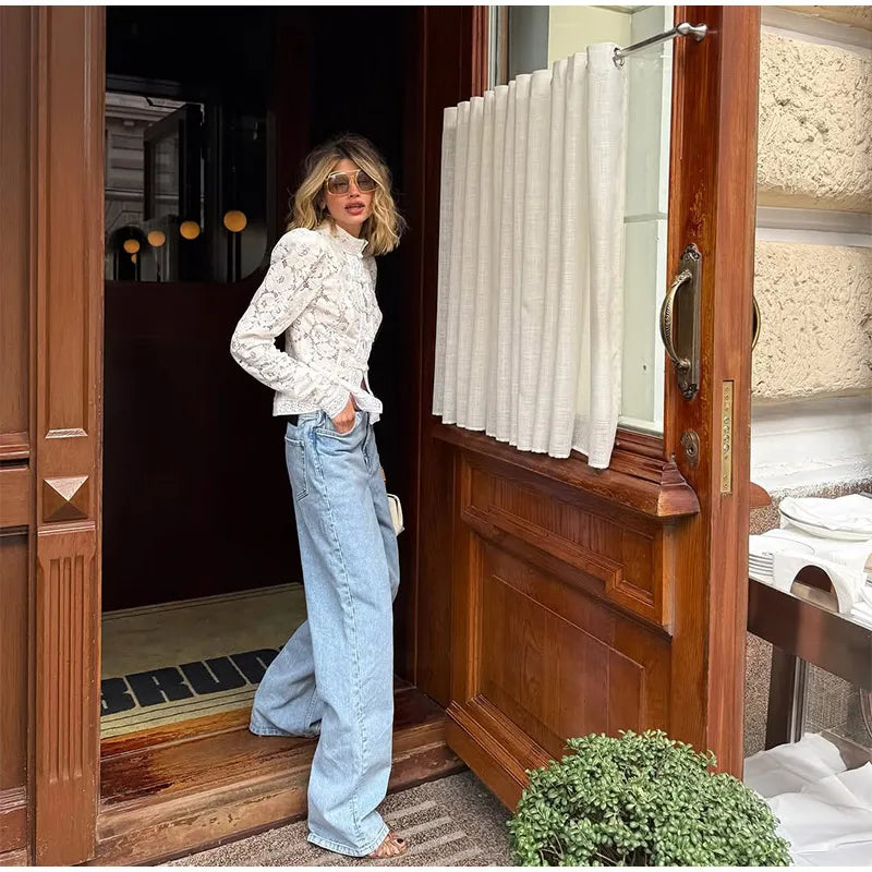 Retro Lace Top - Shellss