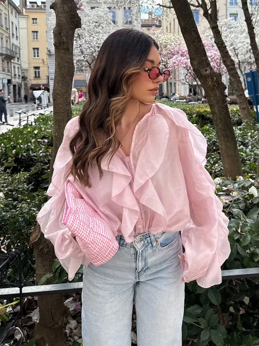 Summer Ruffle frills Top