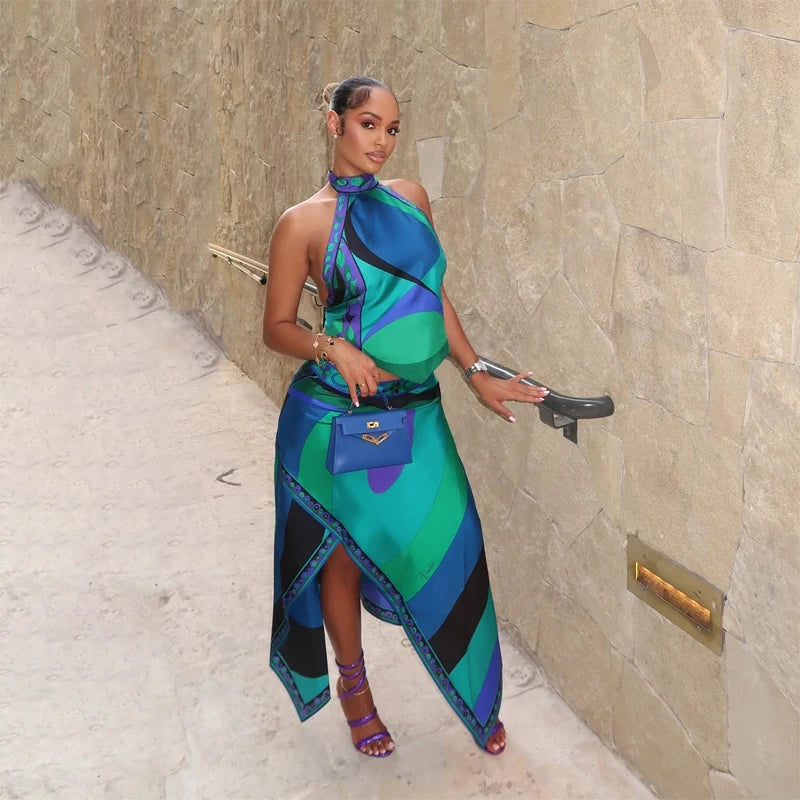 Celebrity Pucci Skirt Set
