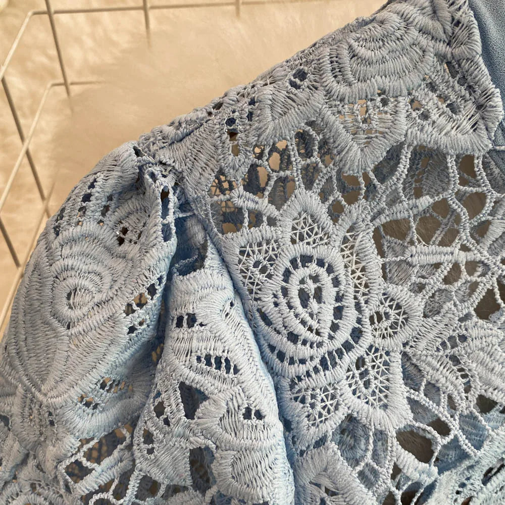 Lace Embroidery Fishtail Party Dresses