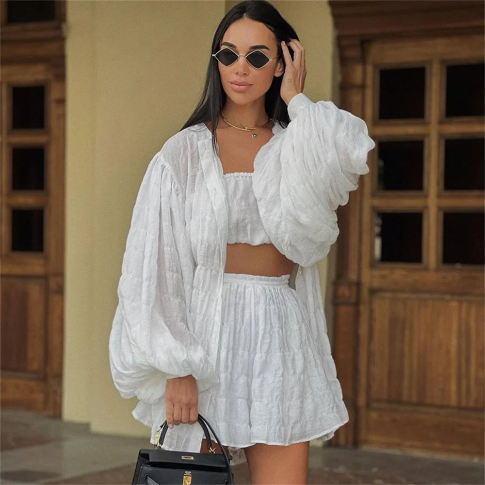 3 Piece light shorts set - Shellss