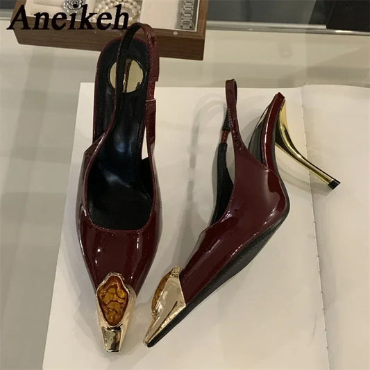 Ultra Luxurious Gemstone Pointed heels