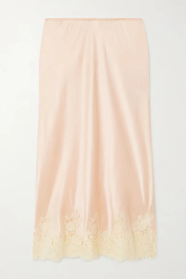 Lace Sling Top Skirt Top Set