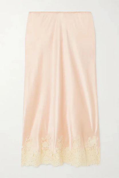 Lace Sling Top Skirt Top Set