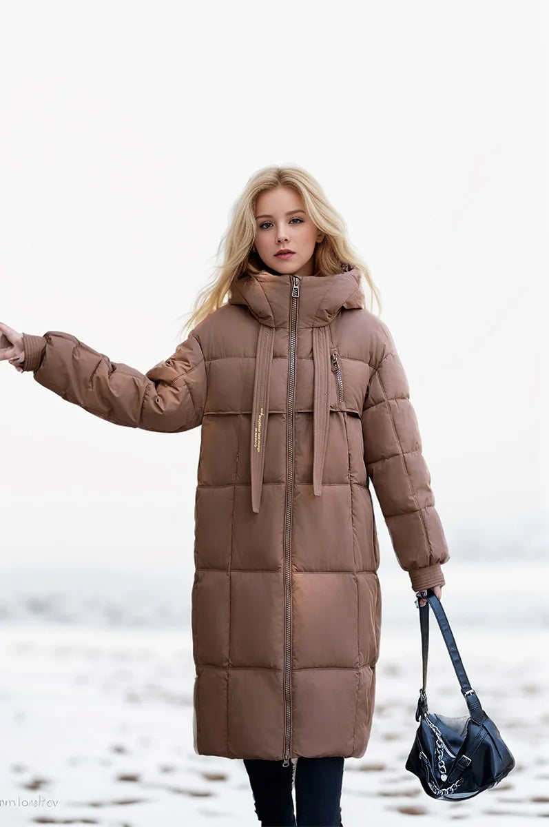 Women Parkas 2024 Autumn Winter Down Cotton Jackets Padded Thickened